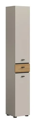 Hochschrank Aqua | Kaschmir / Evoke Oak