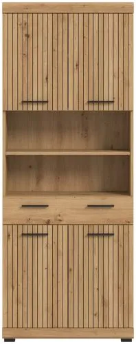 Hochschrank breit Scout | mit Schubkasten | Artisan Eiche