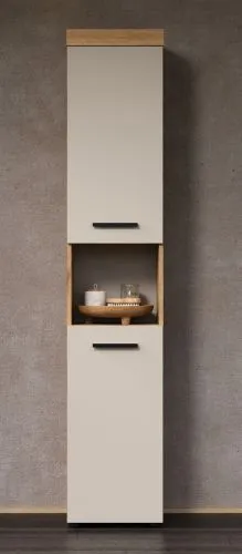 Hochschrank Ivrea, Evoke Eiche / Kaschmir