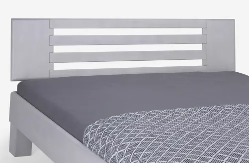 Holzbett massiv Dahlia | Buche weiß lackiert | 200x220 | Kopfteil 2