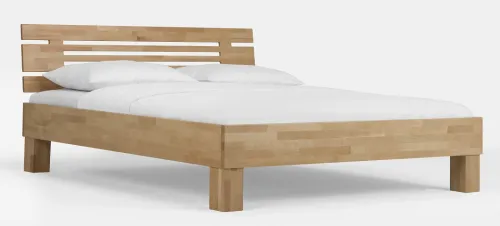 Holzbett massiv Daisy | Buche lackiert | 140x220 | Kopfteil 1