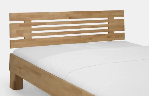 Holzbett massiv Daisy | Buche lackiert | 200x190 | Kopfteil 1