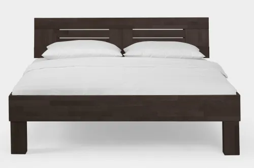 Holzbett massiv Daisy | Buche wenge lackiert | 120x190 | Kopfteil 3