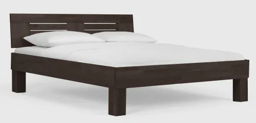 Holzbett massiv Daisy | Buche wenge lackiert | 160x210 | Kopfteil 3