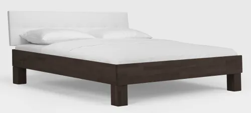 Holzbett massiv Daisy | Buche wenge lackiert | 90x190 | Kopfteil 4