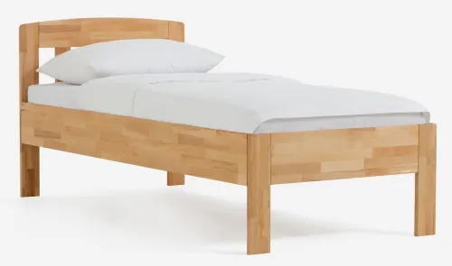 Holzbett massiv Jasmine | Buche lackiert | 100x210 | ohne Fußteil