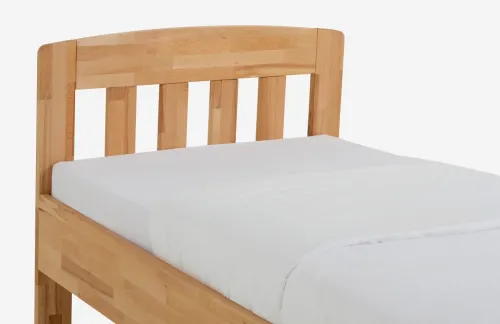 Holzbett massiv Jasmine | Buche lackiert | 100x210 | ohne Fußteil