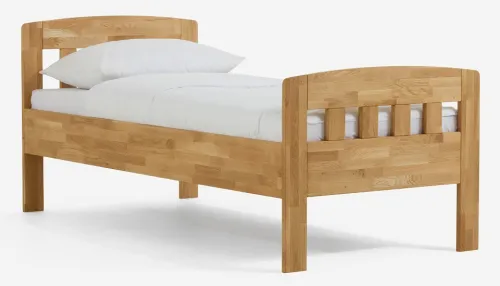 Holzbett massiv Jasmine | Wildeiche honig geölt | verschiedene Größen