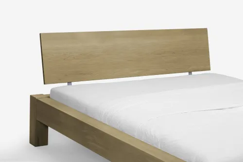 Holzbett massiv Lotus | Wildeiche Honig geölt | 180x220 | Kopfteil 3