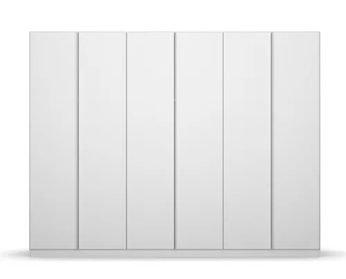 Kleiderschrank Drehtürenschrank Monostar | 6-türig | Alpinweiß 271 x 210 x 54 cm