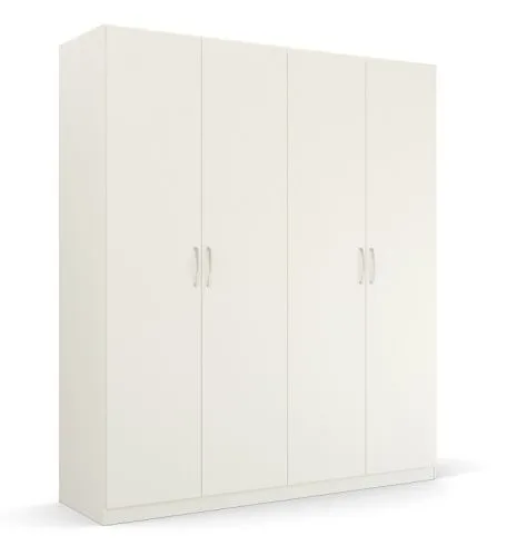 Kleiderschrank Drehtürenschrank Quadra-Spin | alpinweiß | verschiedene Größen