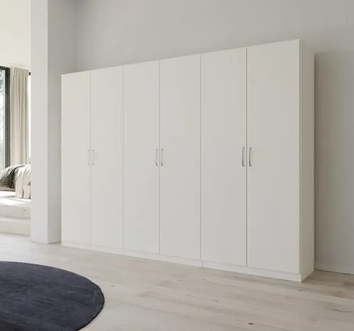 Kleiderschrank Drehtürenschrank Quadra-Spin | alpinweiß | verschiedene Größen