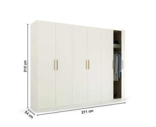 Kleiderschrank Drehtürenschrank Quadra-Spin | alpinweiß | verschiedene Größen