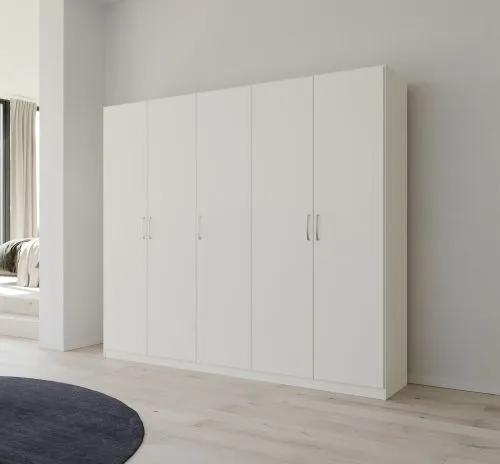 Kleiderschrank Drehtürenschrank Quadra-Spin | alpinweiß | verschiedene Größen