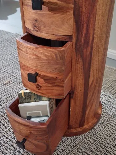 Kommode Beistellschrank Sophia | braun