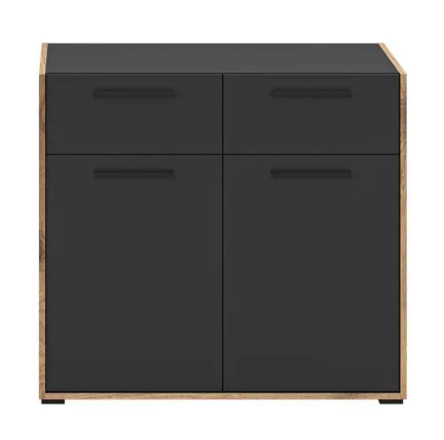 Kommode Bueno | Basalt grau / Nox Oak