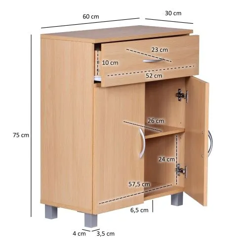 Kommode Sideboard Buche | braun