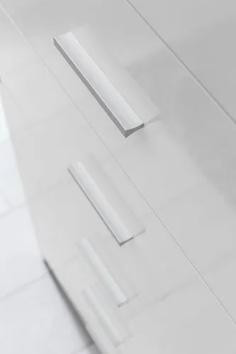 Kommode Sideboard Lobo | weiß Hochglanz