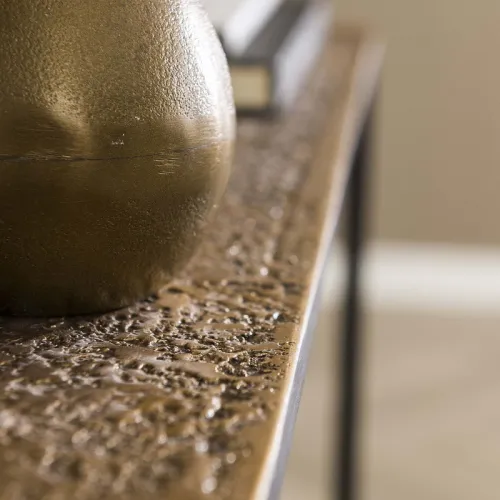 Konsolentisch Vuel | Metall | metallic / antike Bronze