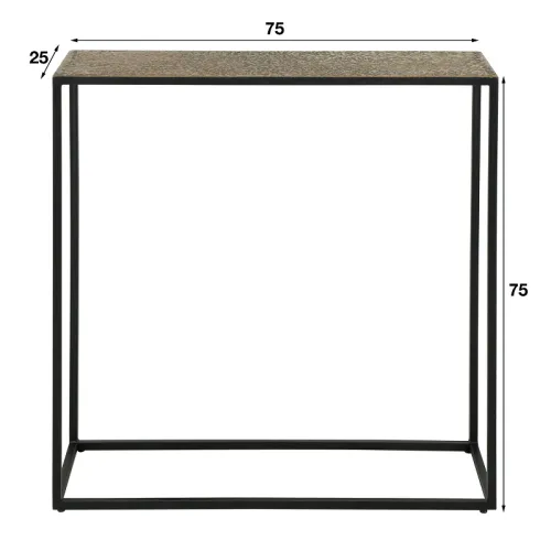Konsolentisch Vuel | Metall | metallic / antike Bronze