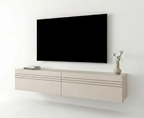 Lowboard TV-Board Beach 2 | 2-teilig | Kaschmir