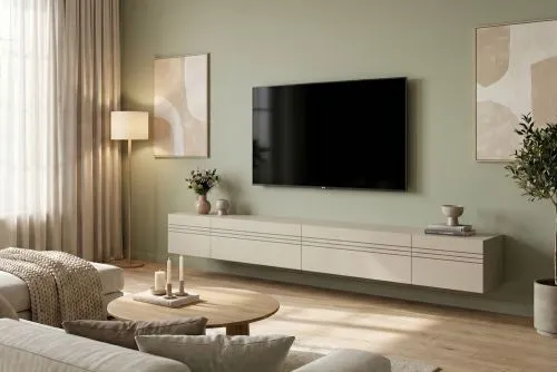 Lowboard TV-Board Beach | 4-teilig | Kaschmir