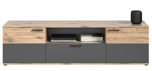 Lowboard TV-Board Mason | Nox Oak / Basalt Grau