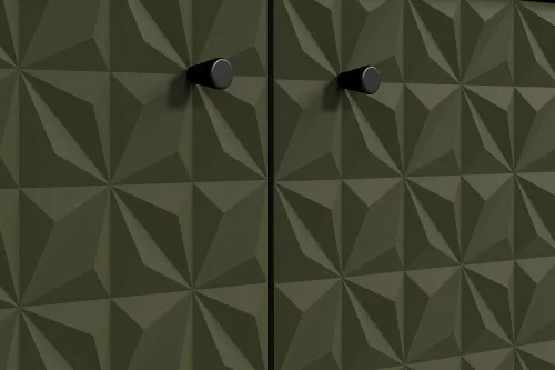 Lowboard TV-Schrank Sentra | Artisan Eiche / Dark Green