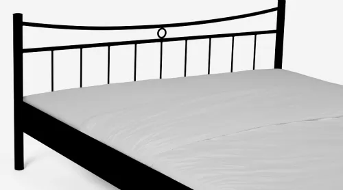 Metallbett Iris 2 | schwarz | 160x210 | mit Fußteil