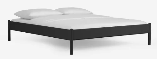 Metallbett Iris 3 | schwarz Struktur | 90x200