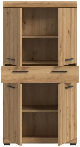 Midischrank breit Scout | mit Schubkasten | Artisan Eiche
