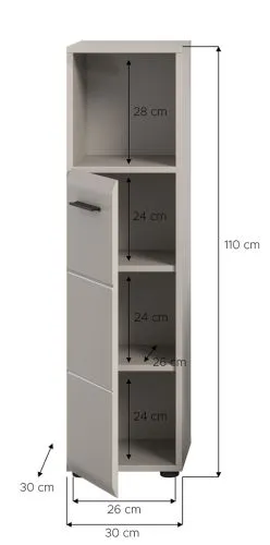 Midischrank Ice | Kaschmir