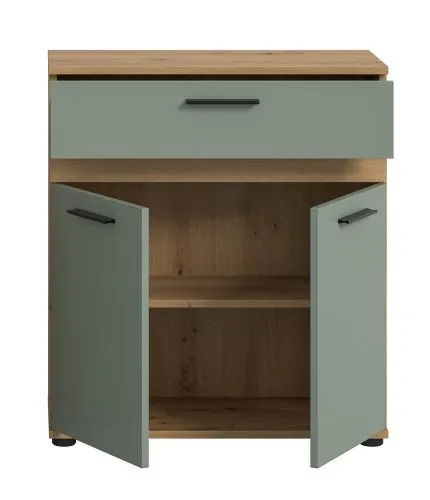 Midischrank Kommode Blake | Salbei / Artisan Eiche