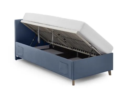 Polsterbett Cool inkl. Bettkasten | opt. Matratze & Rückenteil | ocean | 90/120/140 x 200 cm | verschiedene Größen
