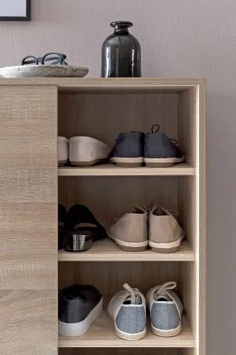 Schiebetürenschrank Sonoma | mit 2 Türen | braun