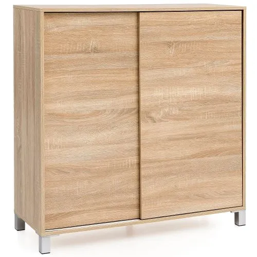 Schiebetürenschrank Sonoma | mit 2 Türen | braun