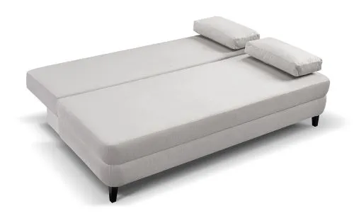 Schlafsofa Sorto 2,5-Sitzer | 200cm | Cord | hellgrau