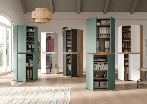 Schrankkombination Scarpa 2 | 2-teilig | weiß