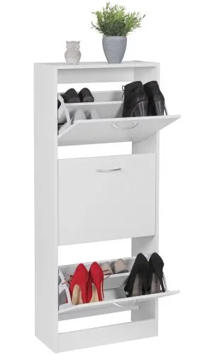 Schuhbank Schuhschrank Addison | mit Klappe | weiß