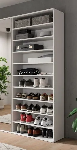 Schuhregal Projekt X | weiß