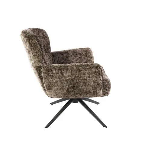 Sessel Duba | drehbar | Champagne