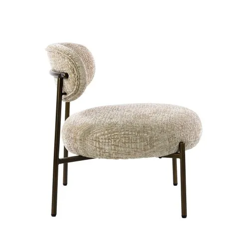 Sessel Elysia | Monti Stoff / Strukturgewebe | sand-braun