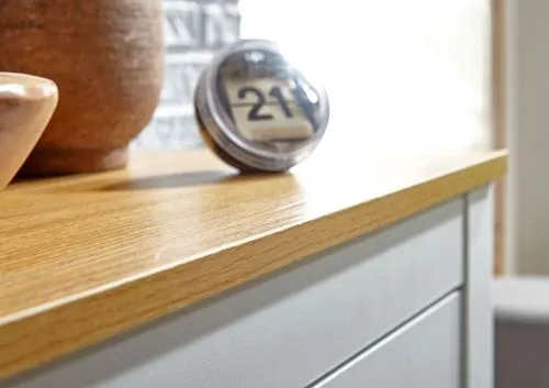 Sideboard Kommode Liam | weiß / braun