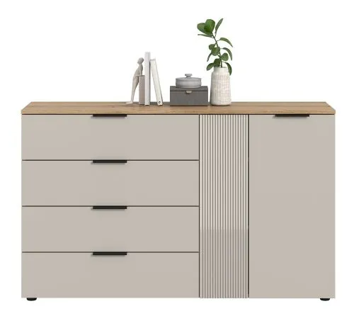 Sideboard Kommode Slide 1 | Kaschmir / Evoke Oak