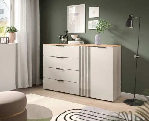 Sideboard Kommode Slide 1 | Kaschmir / Evoke Oak
