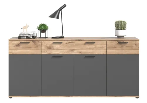 Sideboard Mason | Nox Oak / Basalt Grau