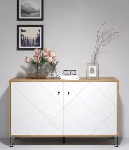 Sideboard Touch | Artisan Eiche / weiß