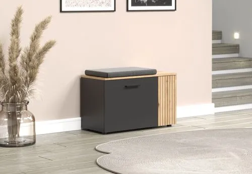 Sitzbank Esteban | Anthrazit / Coast Evoke Oak
