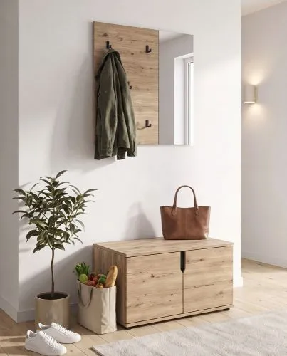 Sitzbank Keno | Artisan Eiche mit SItzkissen