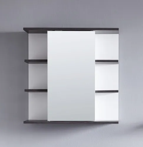 Spiegelschrank Bad California | rauchsilber